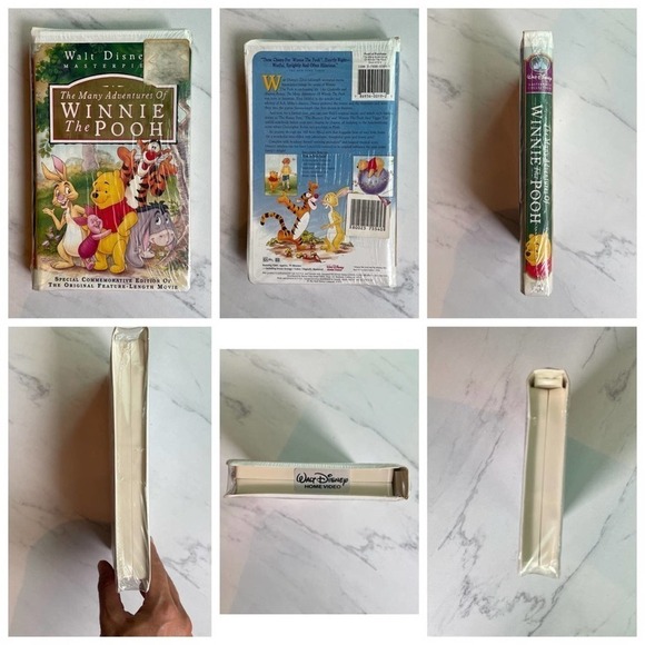 Walt Disney Masterpiece Collection Bundle Vhs Clamshell Tapes Vintage - Picture 5 of 12